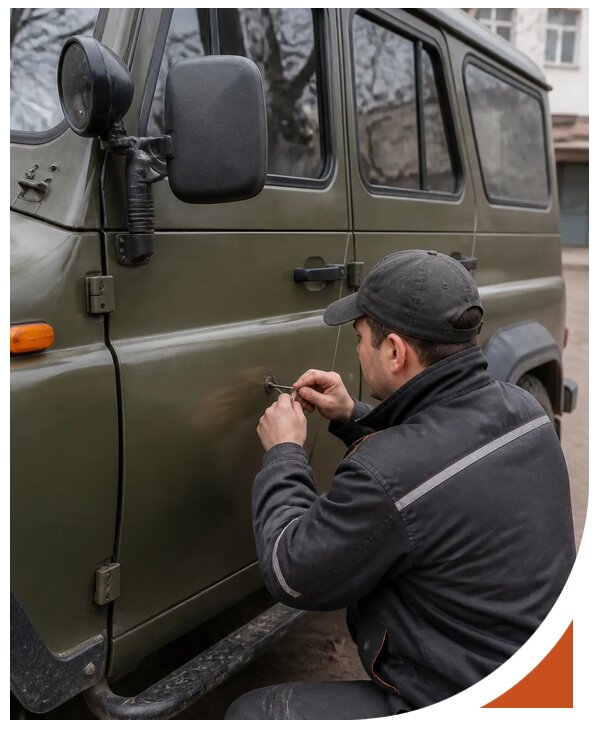 Профессиональное вскрытие автомобиля УАЗ без повреждений в Димитровграде